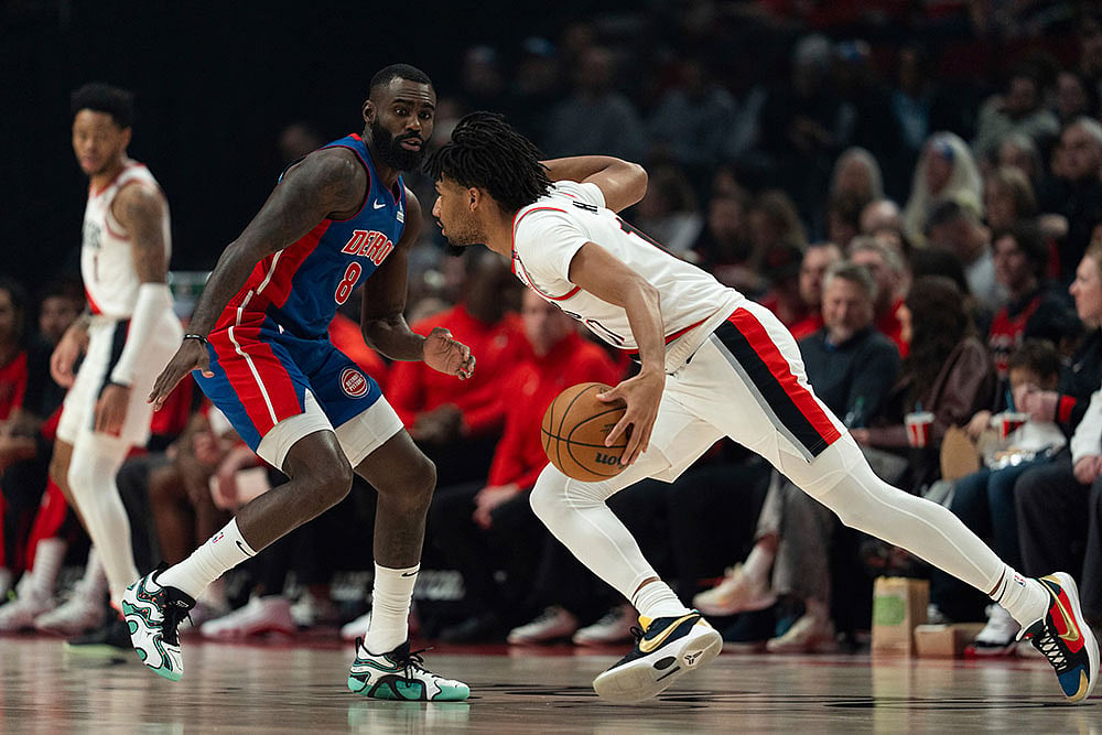NBA: Portland Trail Blazers vs Detroit Pistons
