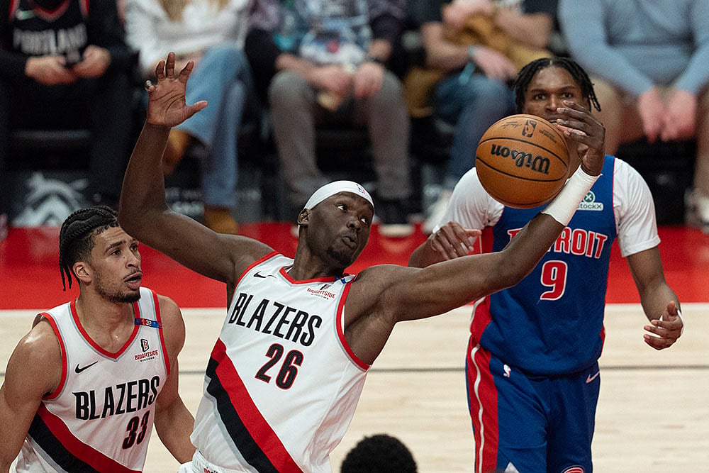 NBA Basketball: Portland Trail Blazers vs Detroit Pistons