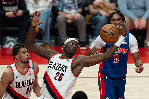 NBA Basketball: Detroit Pistons vs Portland Trail Blazers