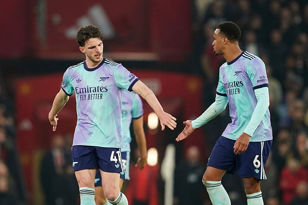 English Premier League Soccer Match: Arsenal vs Manchester United