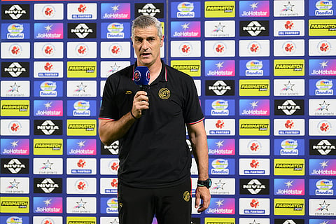 ISL 2024-25, MSC vs PFC:  Panagiotis Dilmperis, head coach of Punjab FC