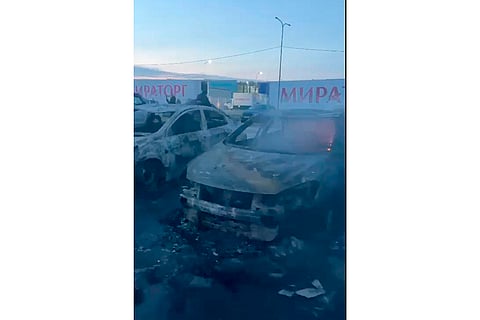 Ukrainian drone attacks on Moscow region