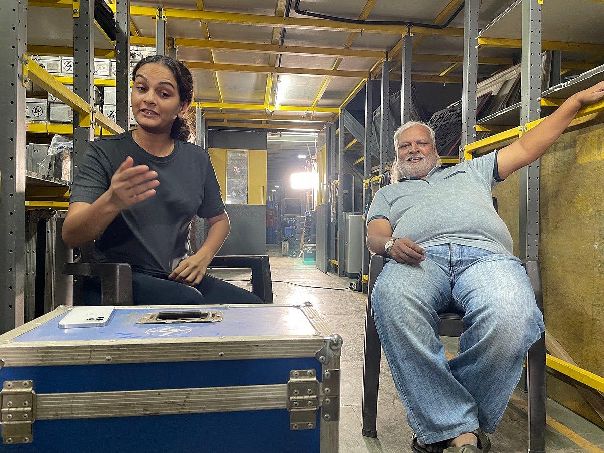 Outlook : Hetal Dedhia with her father, Mulchand Dedhia