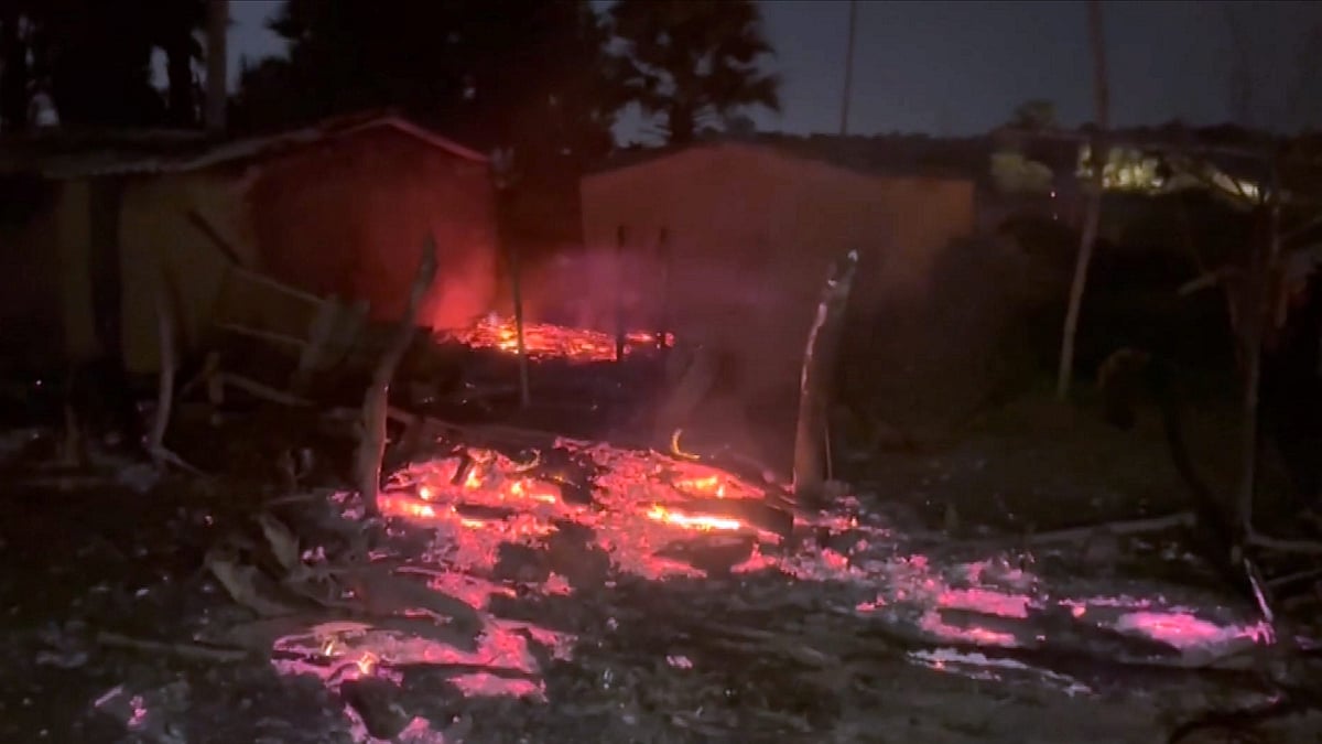 PTI : Three labourers died in a tent fire