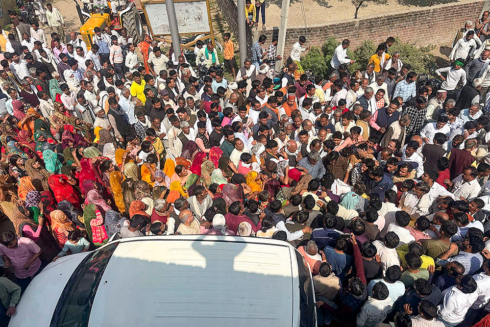 Gulfam Singh Yadavs funeral