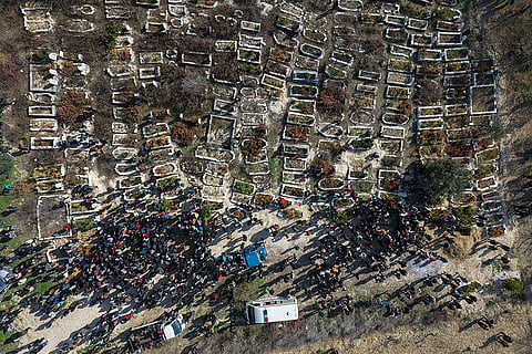 Syria Clashes: Funeral procession for four Syrian security force members