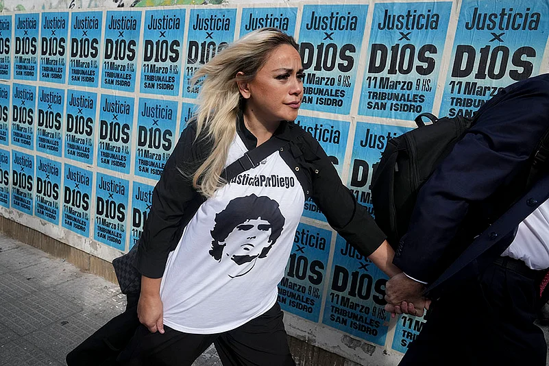 Argentina footballer Diego Maradona Doctors On Trial: Veronica Ojeda