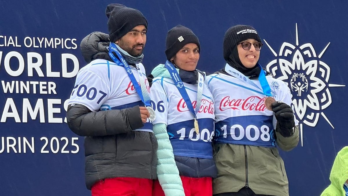 Special Arrangement : On Tuesday, the Indians finished on the podium in the only medal event of the day -- snowboarding -- held in Bardonecchia