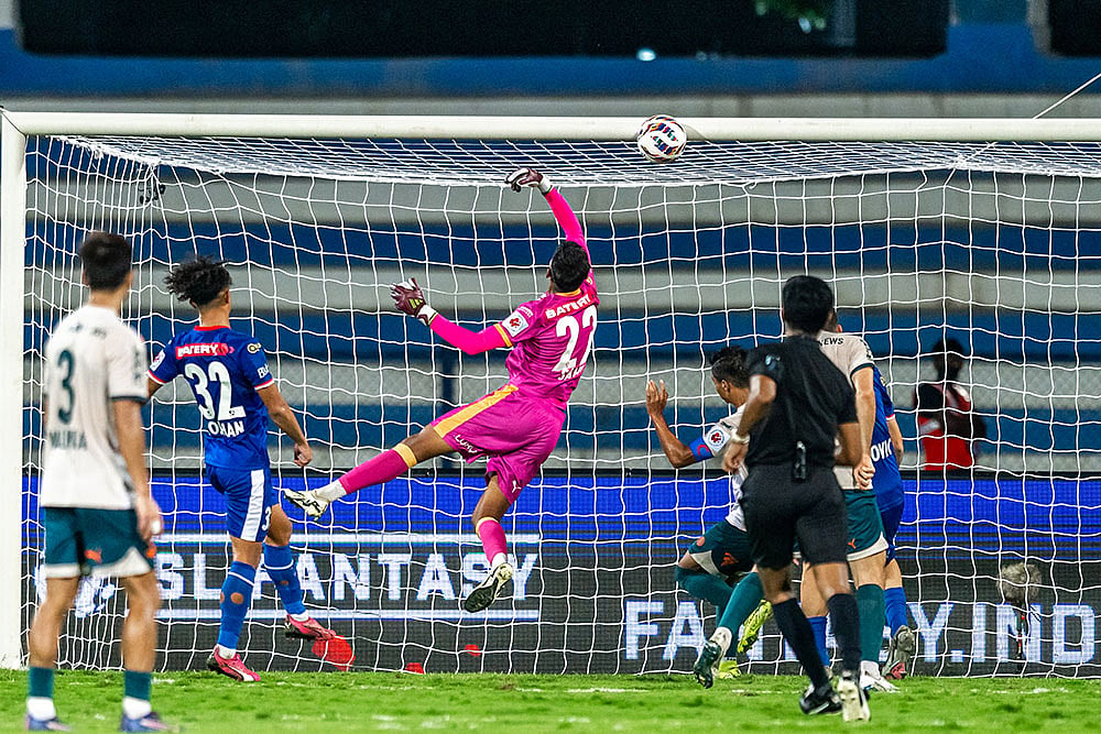 Indian Super League football ISL 2024-25 Bengaluru FC vs Mumbai City: Sahil Poonia