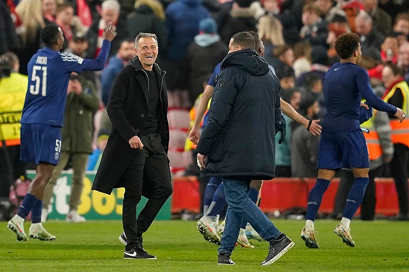 Liverpool vs PSG, UEFA Champions League 2024-25 Round Of 16 photos: Luis Enrique