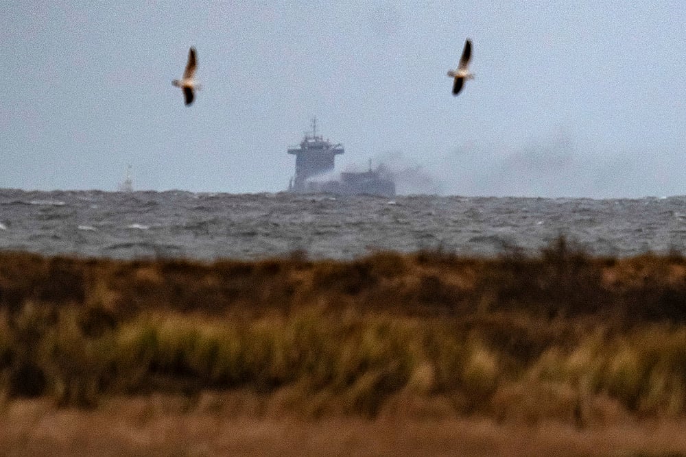 MV Solong cargo ship Collide with MV Stena Immaculate oil tanker ship pics: 3