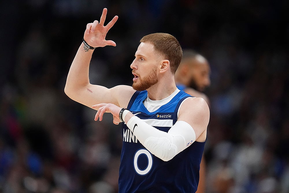 NBA Basketball game Minnesota Timberwolves vs Denver Nuggets: Donte DiVincenzo