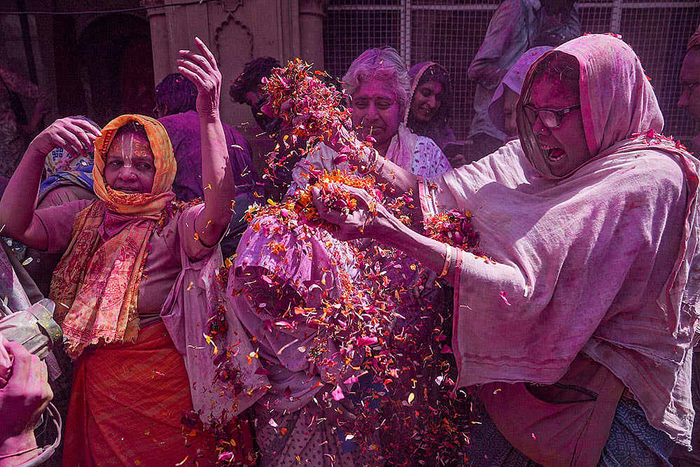 Widows Holi Celebrated in Vrindavan
