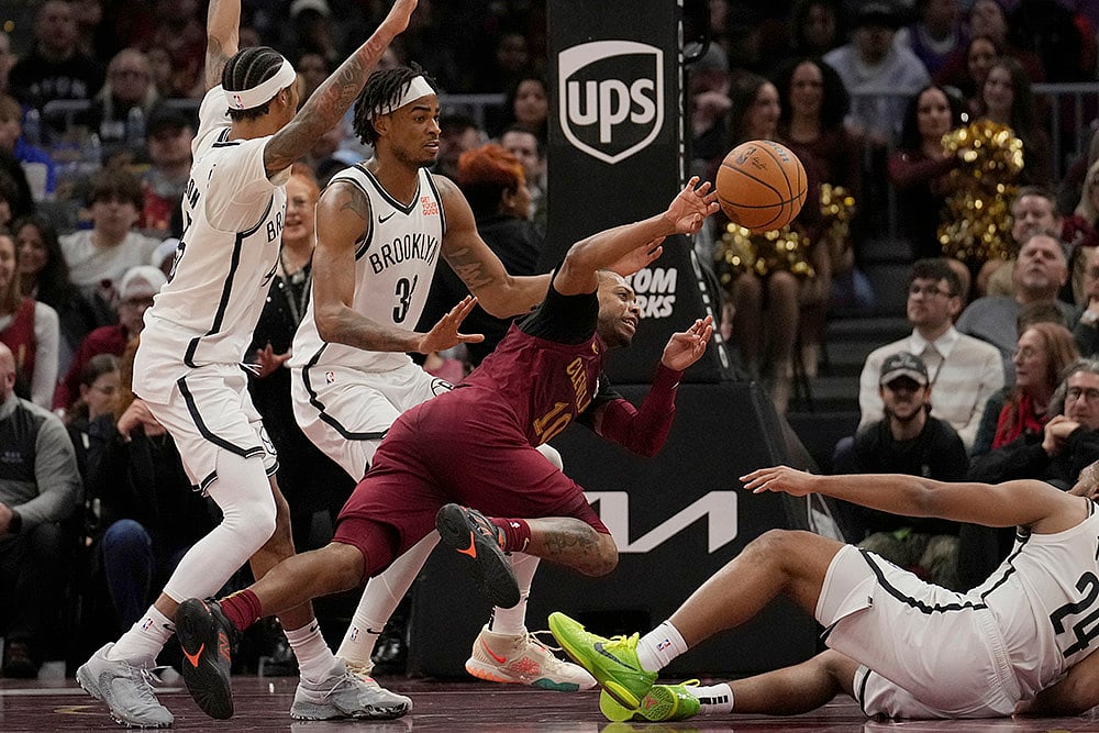 NBA Basketball game Cleveland Cavaliers vs Brooklyn Nets: Darius Garland