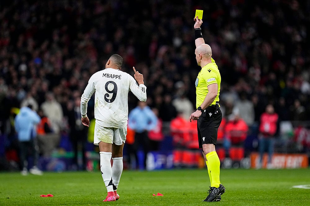 Champions League Soccer round of 16 second leg Atletico Madrid and Real Madrid: Kylian Mbappe 