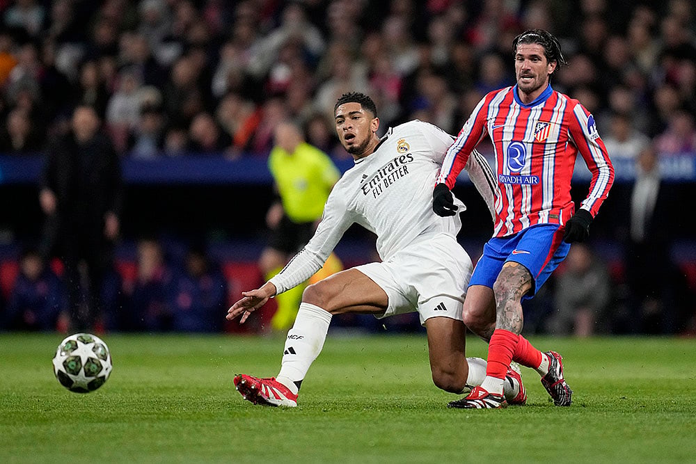 Champions League Soccer round of 16 second leg Atletico Madrid and Real Madrid: Rodrigo De Paul