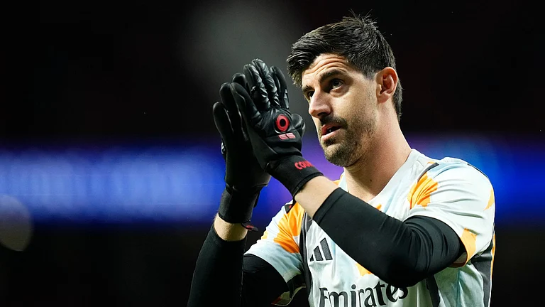 Real Madrid goalkeeper Thibaut Courtois. - null