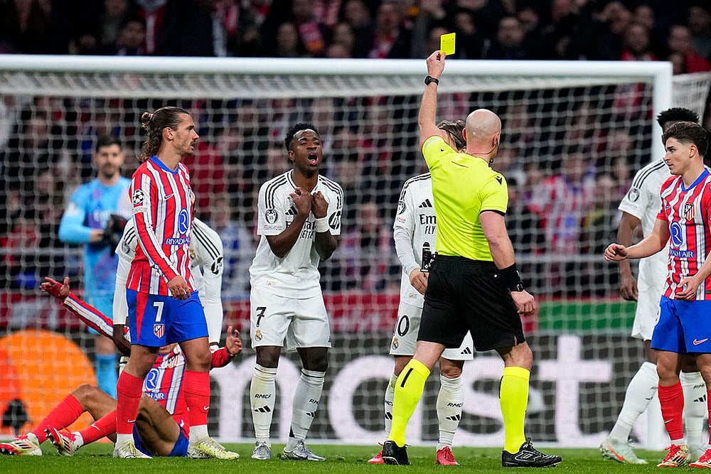 Champions League Soccer round of 16 second leg Atletico Madrid and Real Madrid: Vinicius Junior