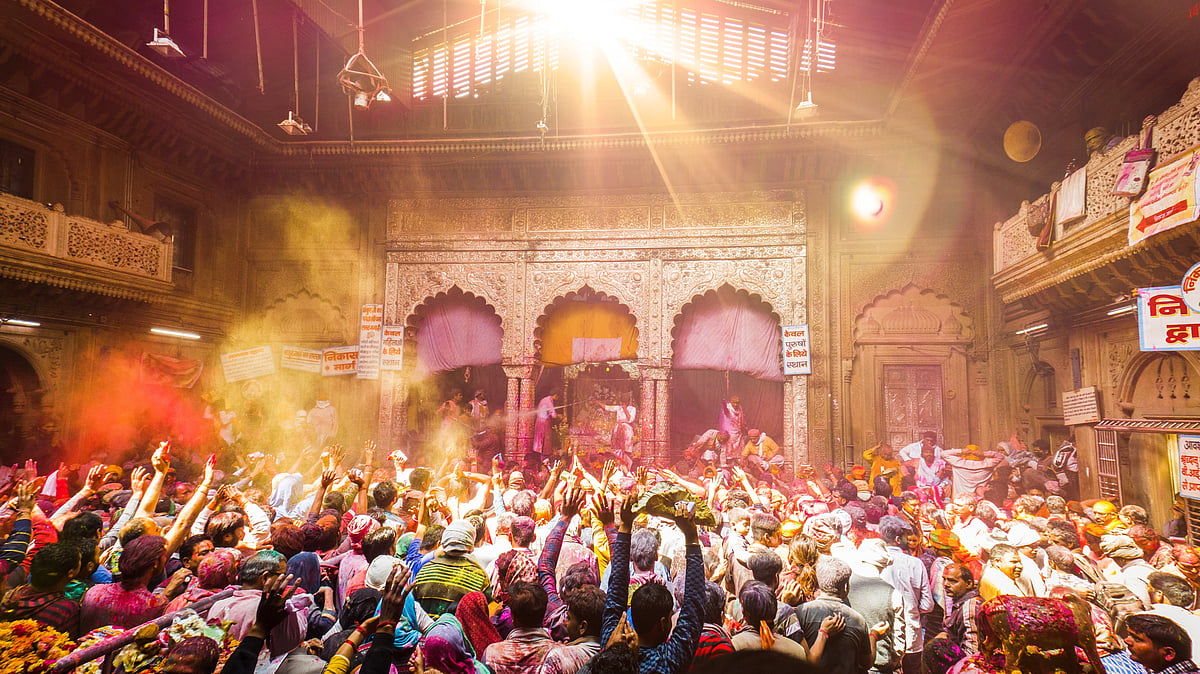 Banke Bihari Temple in Vrindavan, Uttar Pradesh - Shutterstock