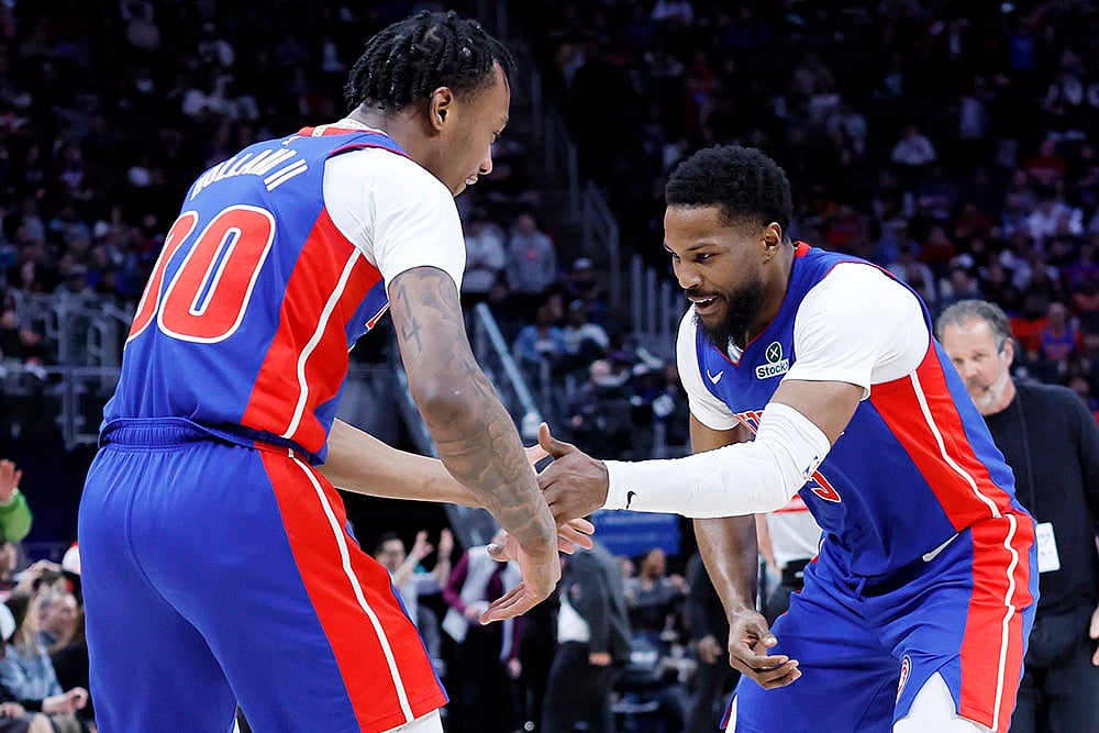 NBA Basketball game Washington Wizards vs Detroit Pistons: Ronald Holland II