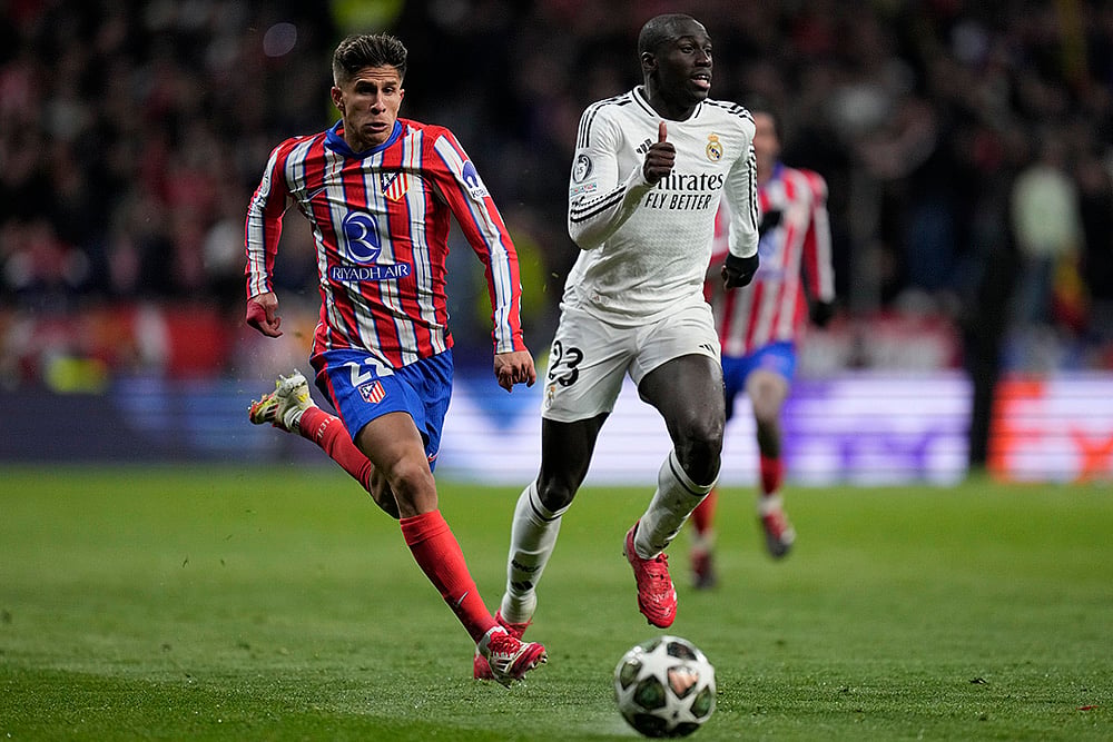 Champions League Soccer round of 16 second leg Atletico Madrid and Real Madrid: Ferland Mendy 