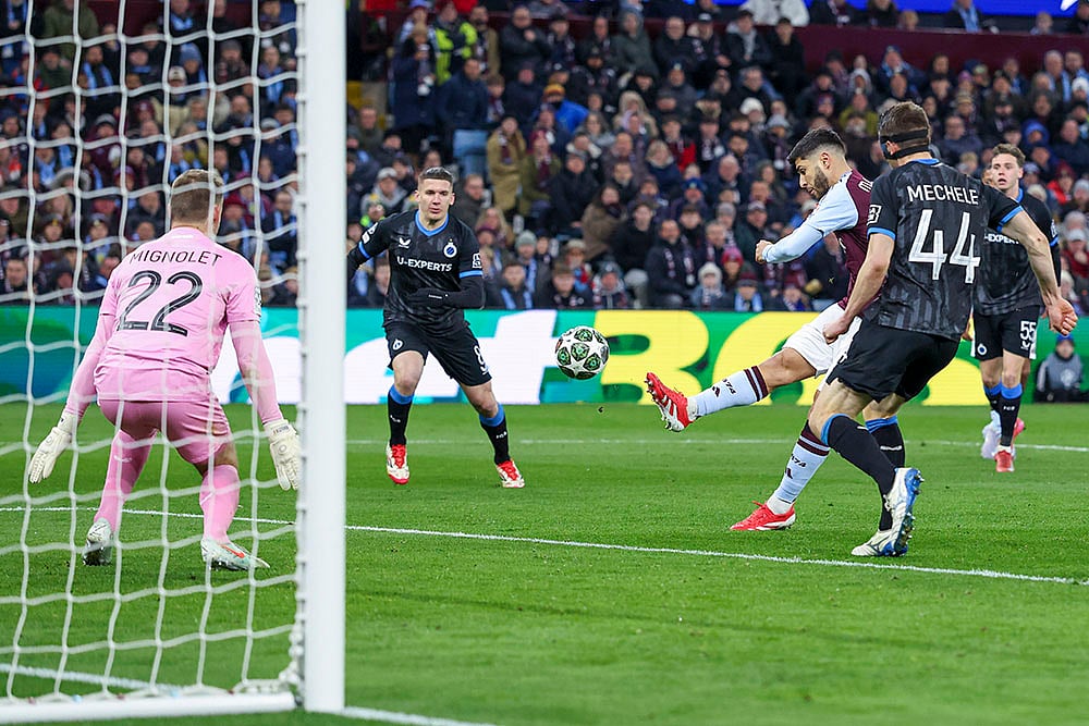 Champions League Soccer round of 16 second leg Aston Villa vs Club Brugge: Marco Asensio