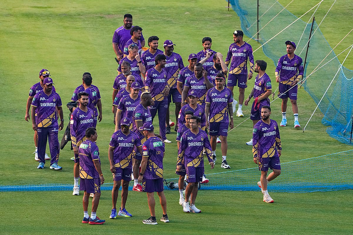 IPL 2025 Kolkata Knight Riders' (KKR) training session: 1