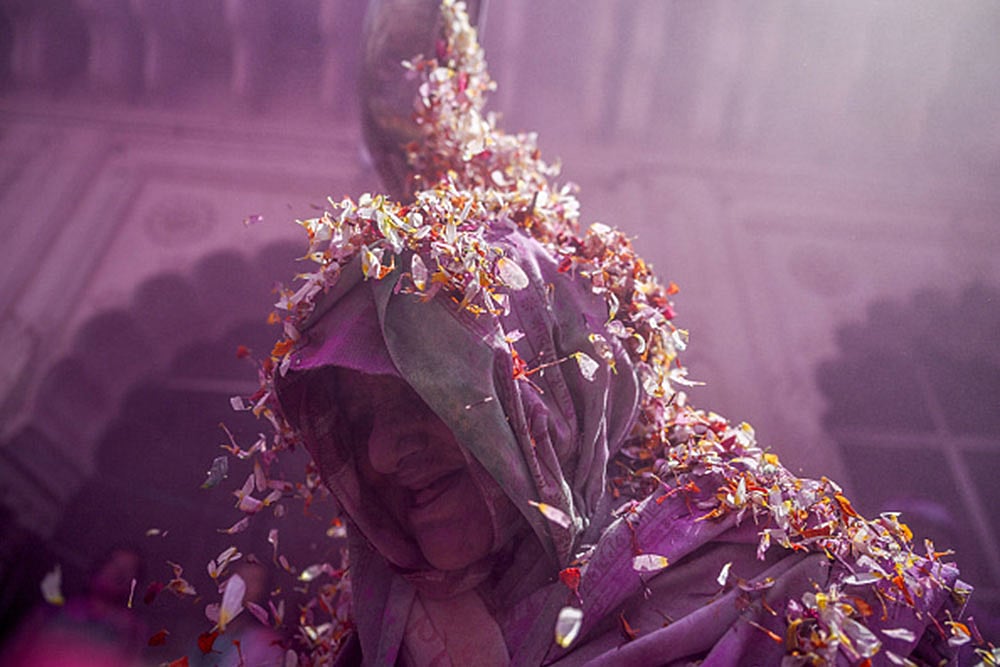 Widows celebrated Holi