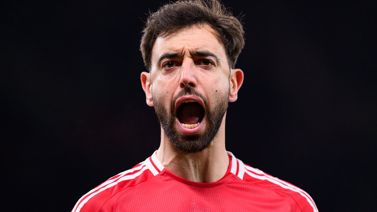 Bruno Fernandes stole the show on Thursday at Old Trafford - null