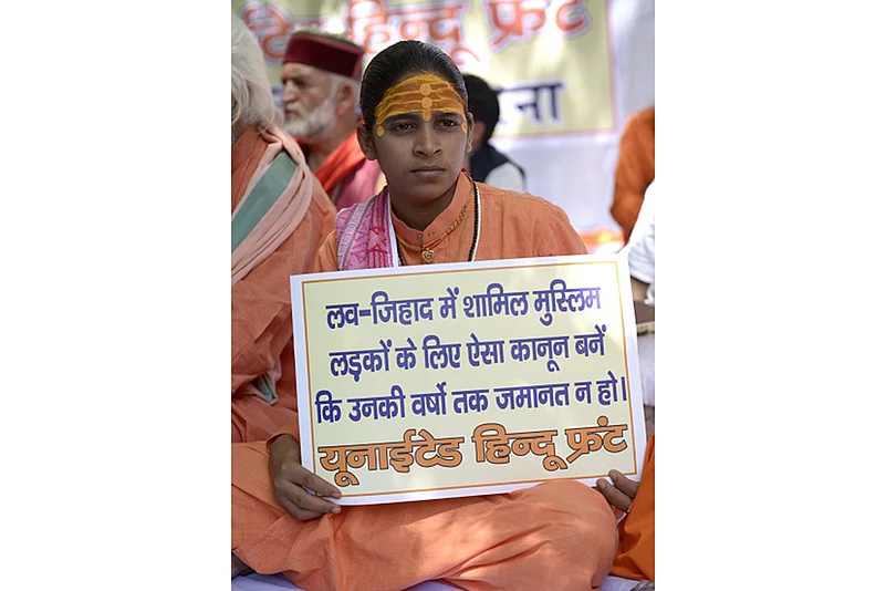 Protest against Love Jehadat Jantar Mantar