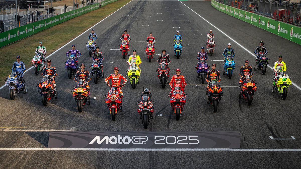 X | MotoGP  : MotoGP class of 2025. 