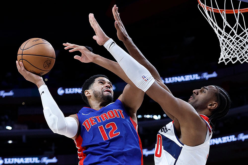 NBA Basketball game Washington Wizards vs Detroit Pistons: Tobias Harris