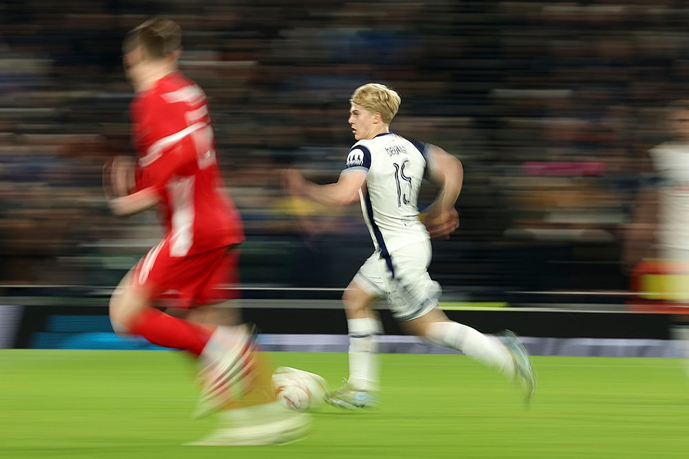 UEFA Europa League 2024-25 Tottenham Hotspur Vs AZ Alkmaar_Lucas Bergvall 