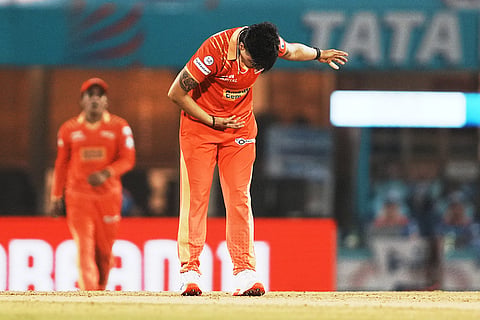 WPL 2025 play-off, MI vs GG: Gujarat Giants' bowler Kashvee Gautam celebrates a wicket