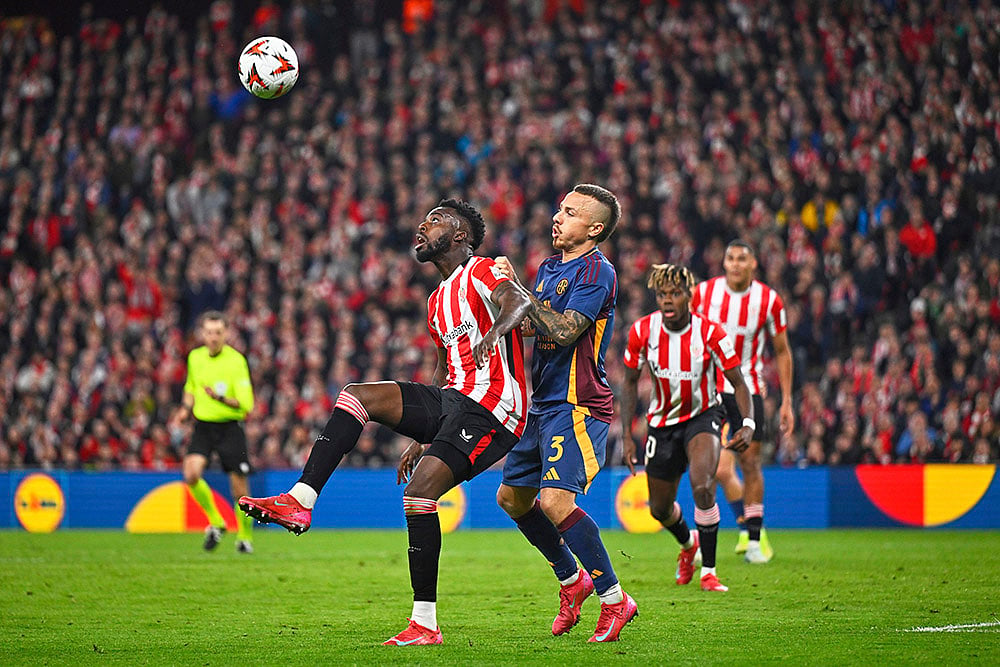 Europa League 2024-25 soccer AS Roma vs Athletic Bilbao_Inaki Williams 