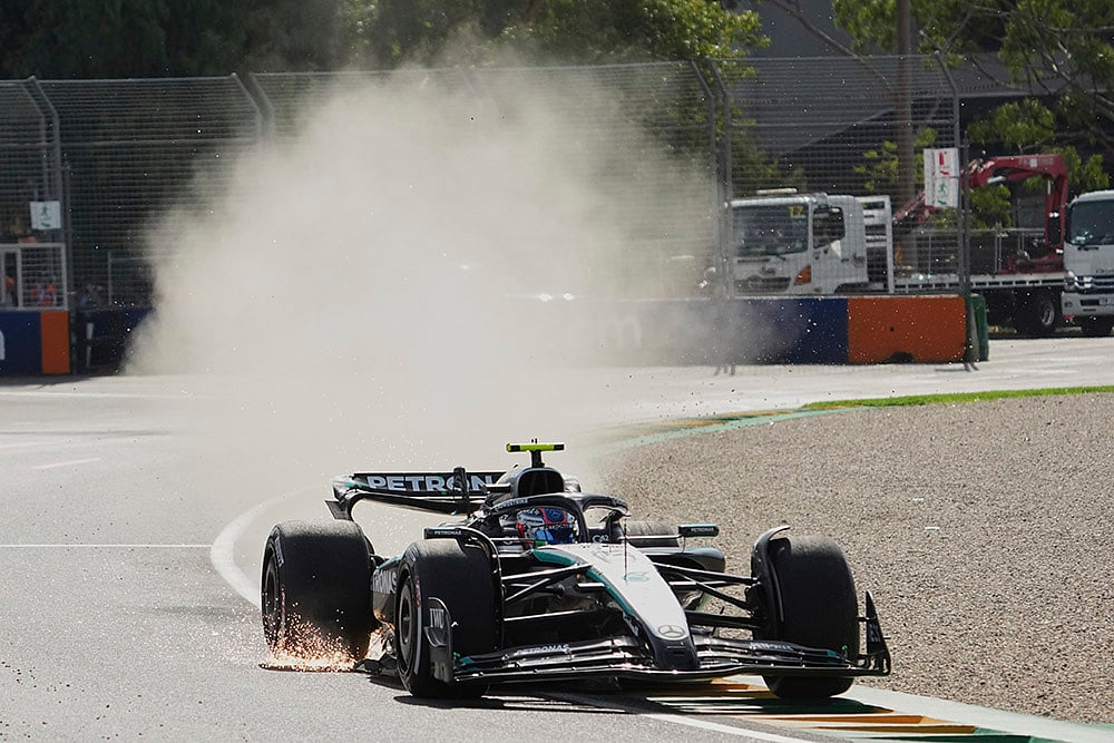 Australian Formula One Grand Prix Auro race 2025 at Albert Park_Mercedes driver Kimi Antonelli