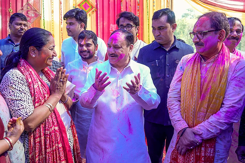 Holi celebrations at Naddas residence