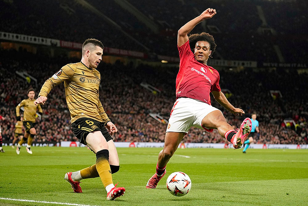 UEFA Europa League 2024-25 Manchester United and Real Sociedad_Joshua Zirkzee 