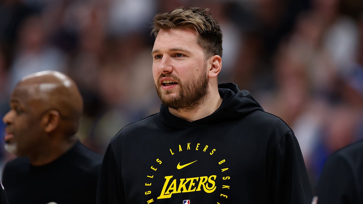 Luka Doncic sat out of the Los Angeles Lakers' loss to the Denver Nuggets