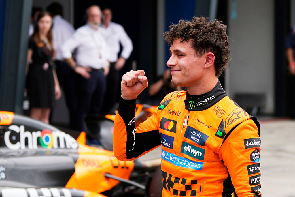 AP/Asanka Brendon Ratnayake : Lando Norris.
