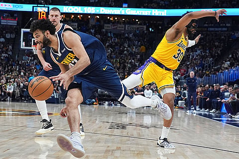 NBA: Los Angeles Lakers vs Denver Nuggets