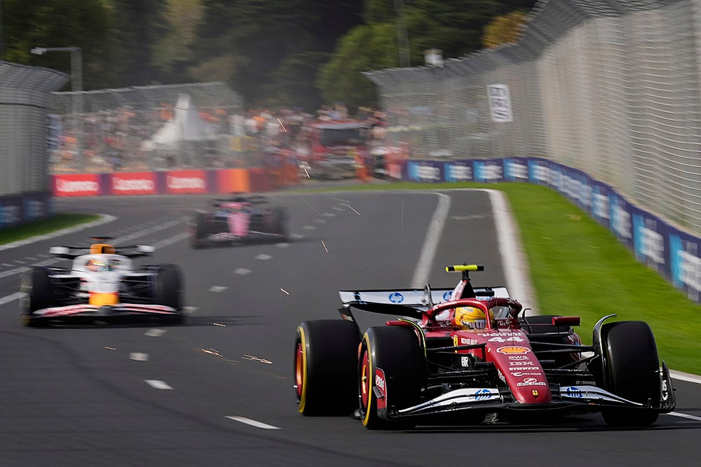 2025 Australian Formula One Grand Prix Auto racing at Albert Park_Ferrari driver Lewis Hamilton