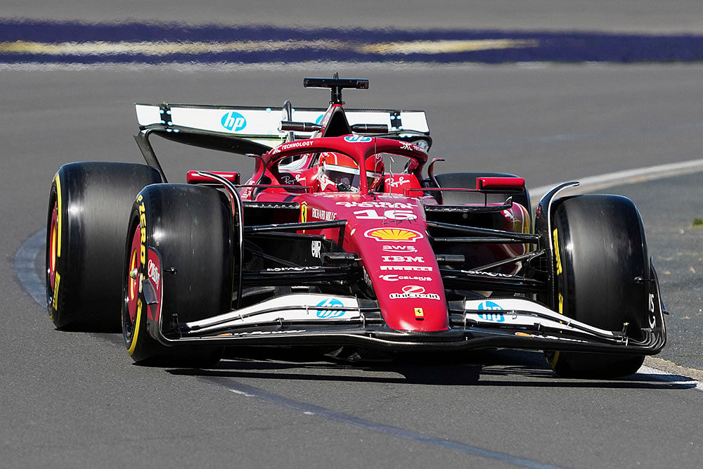 2025 Australian Formula One Grand Prix Auto racing at Albert Park_Ferrari driver Charles Leclerc