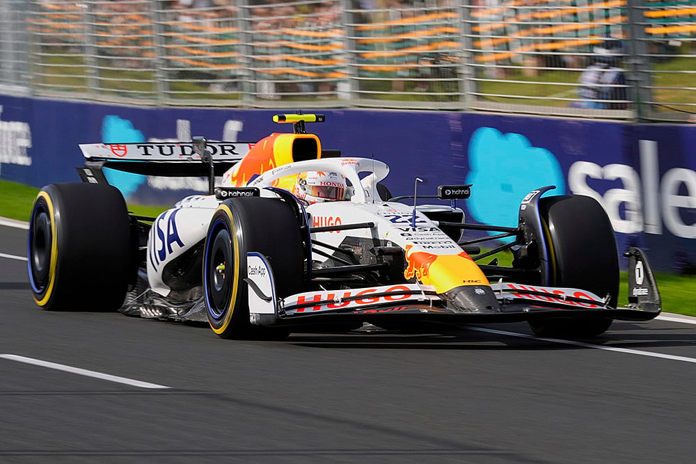 2025 Australian Formula One Grand Prix Auto racing at Albert Park_Team RB driver Yuki Tsunoda