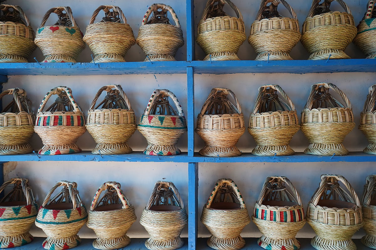 Kanger is a small, fire-filled earthen pot wrapped in woven wicker |