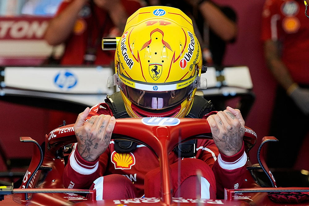 2025 Australian Formula One Grand Prix Auto racing at Albert Park_Ferrari driver Lewis Hamilton