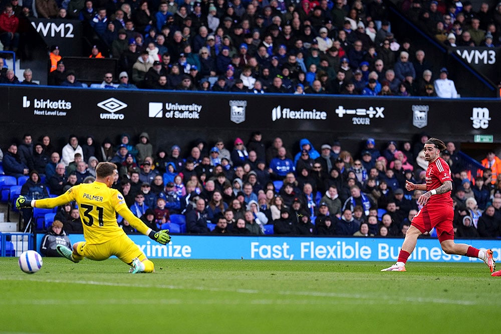 English Premier League soccer match Ipswich Town vs Nottingham Forest: Jota Silva