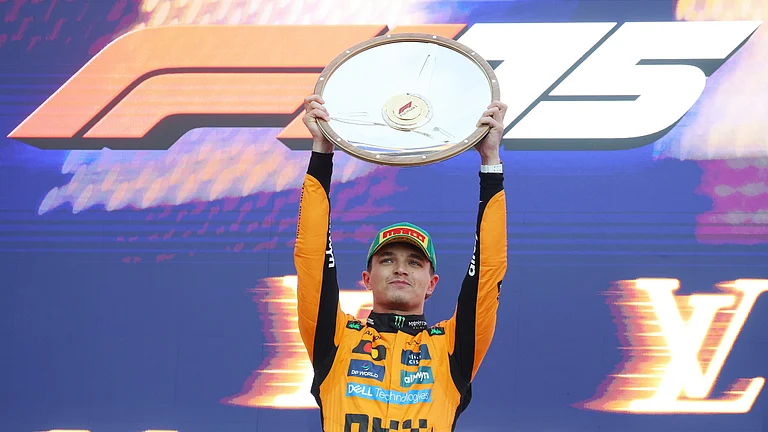 Australian Grand Prix winner Lando Norris. - null