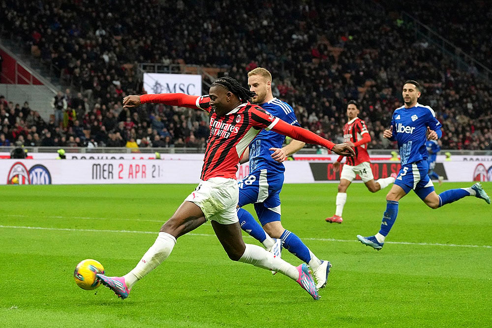 Italy Soccer Serie A match AC Milan vs Como: Rafael Leao