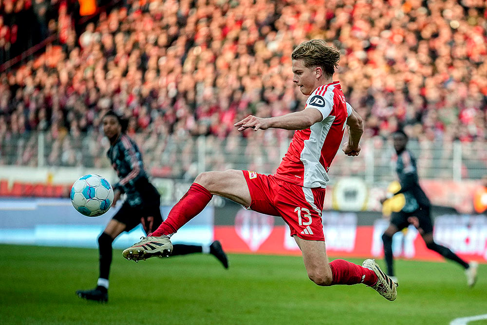 Germany Bundesliga Soccer match Bayern Munich vs Union Berlin: Andras Schaefer 